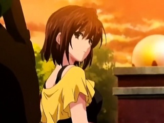 She gets taken outside and fucked against the wall in a sex cartoon