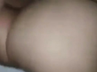 Interracial prone bone quicky