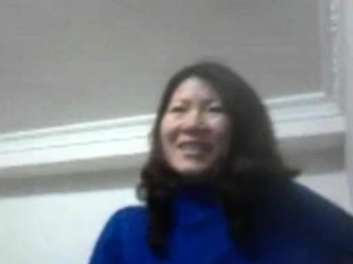 Chinese girl show tits on webcam