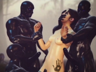 3D Girls Pulverized by Evil Creatures!